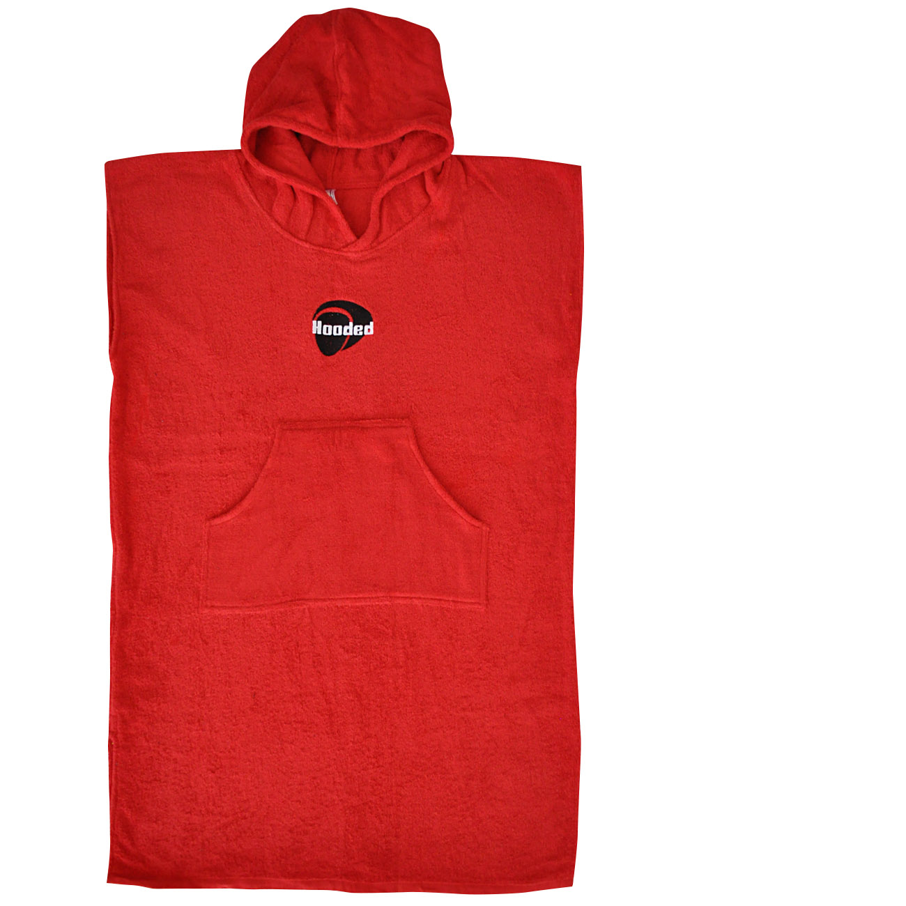 Red Hooded Towel Hooded