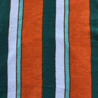 Stripe Orange Hooded Towel