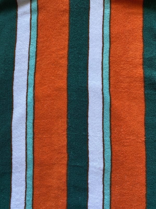 Stripe Orange Hooded Towel