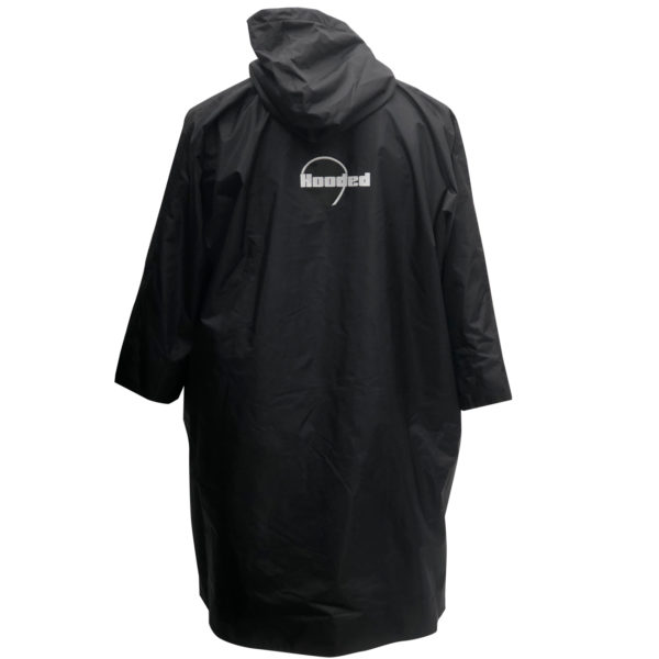 Large hood for protection from the elements and to get into easily great for sports clubs and school merchandise