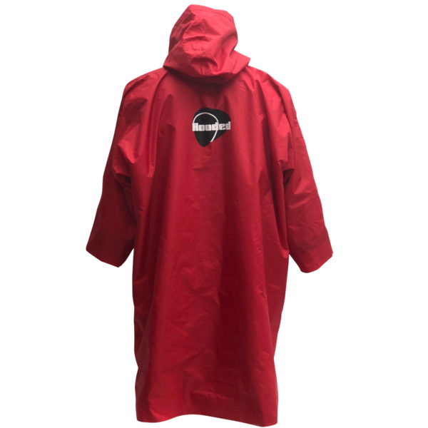 Red Waterproof Poncho - Image 2