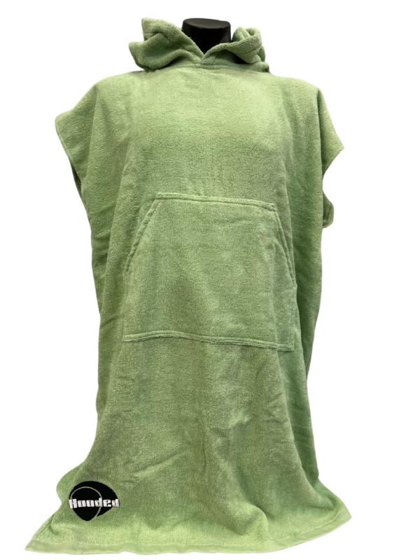 Sage Green Hooded Towel - Image 2